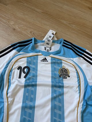 Maglia Kith x Adidas Messi Calcio Blu/Bianca M