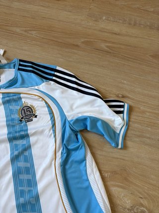 Maglia Kith x Adidas Messi Calcio Blu/Bianca M