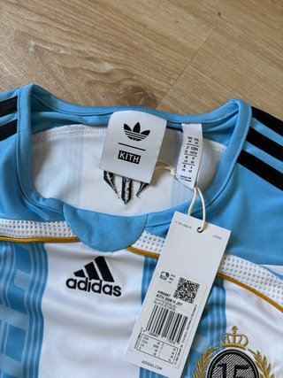 Maglia Kith x Adidas Messi Calcio Blu/Bianca M