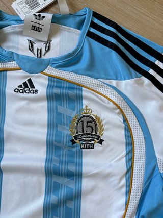 Maglia Kith x Adidas Messi Calcio Blu/Bianca M