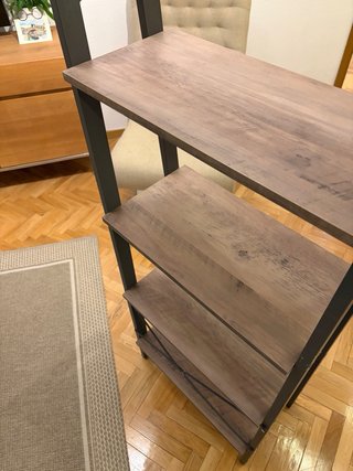 Estantería Escalera Madera y Metal