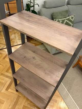 Estantería Escalera Madera y Metal
