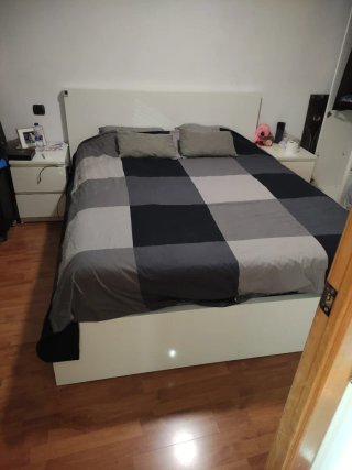 MALM Ikea Canapé abatible blanco 160x200