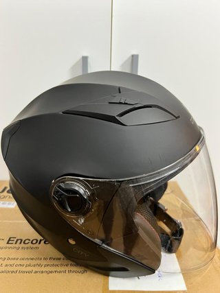 Casco Jet Course City Negro Mate