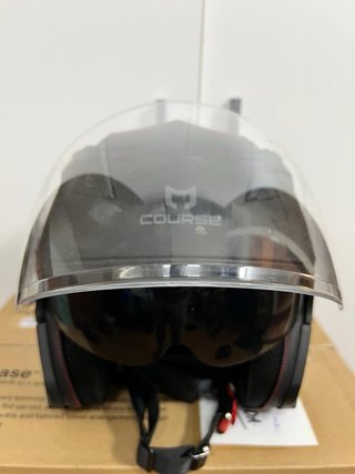 Casco Jet Course City Negro Mate