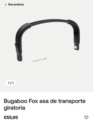 Bugaboo Fox asa de transporte giratoria