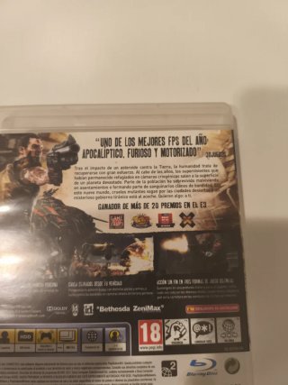 RAGE PS3 (PlayStation 3) Juego Español