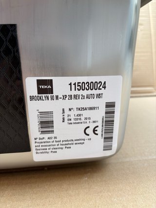 Fregadero Teka Doble Cubeta Acero Inox 18/10