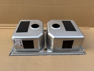 Fregadero Teka Doble Cubeta Acero Inox 18/10