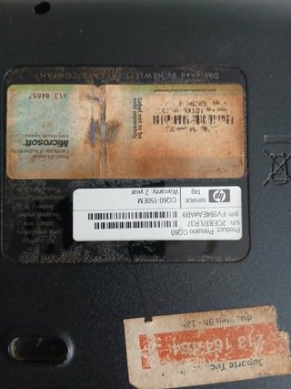 Portátil HP Presario CQ60 Preto