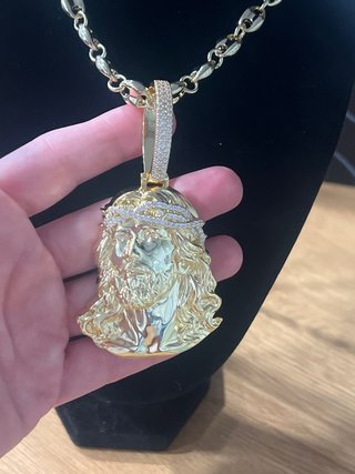 Collar Jesús XP 14K Oro 70cm