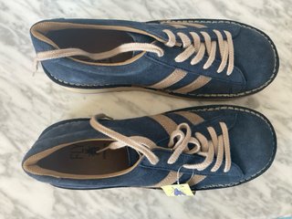 Zapatos Fly London Talla 45 Azul/Beige