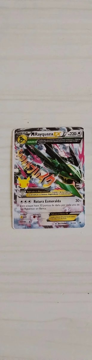 Carta Pokémon M Rayquaza EX