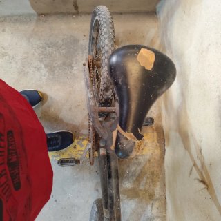 Bicicleta BMX negra