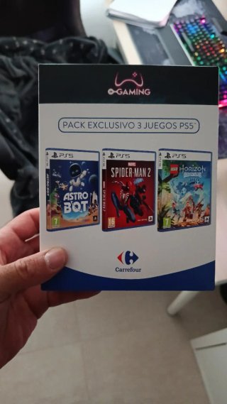 Confezione da 3 giochi PS5 sigillati