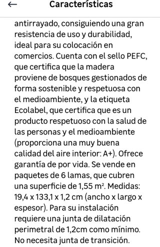 Suelo laminado Extrem resistente al agua 100h 12mm