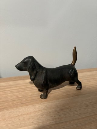 Figuras de bronce perro y gato perfecto estado