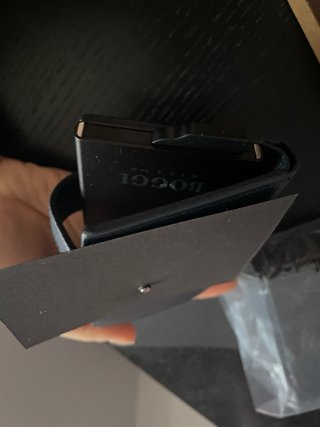 Portacarte uomo blu/grigio