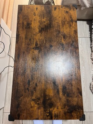 Mesa elevable salón madera con varios compatimento