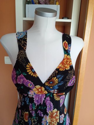 Vestido Verano Flores Talla S