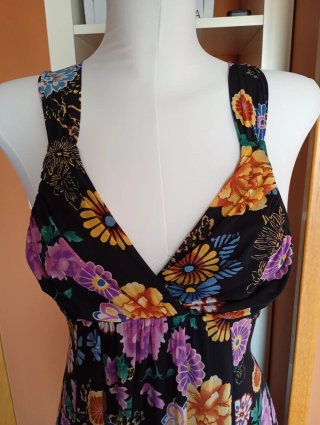 Vestido Verano Flores Talla S