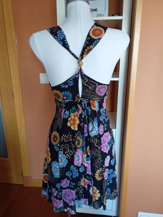 Vestido Verano Flores Talla S