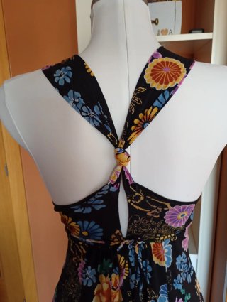 Vestido Verano Flores Talla S