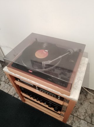 Giradiscos Vieta Ocnoson Negro/Marrón