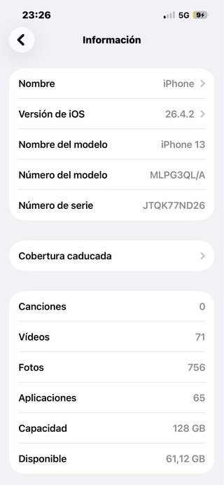 iPhone 13 128GB Blanco