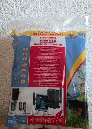 ( Perlon )Filter Wool 100g. Para acuario