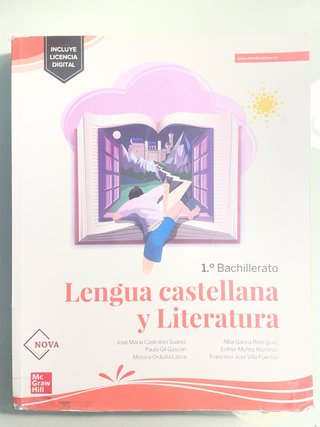 Lengua castellana y Literatura 1.º Bachillerato...