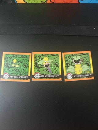 Stickers Pokémon Bellsprout Weepinbell Victreebel
