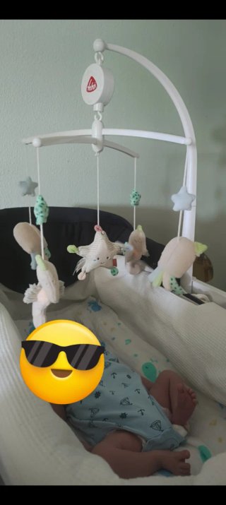 Móvil musical para cuna Fehn.