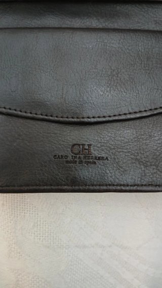 Cartera estilo Carolina Herrera Beige Multicolor
