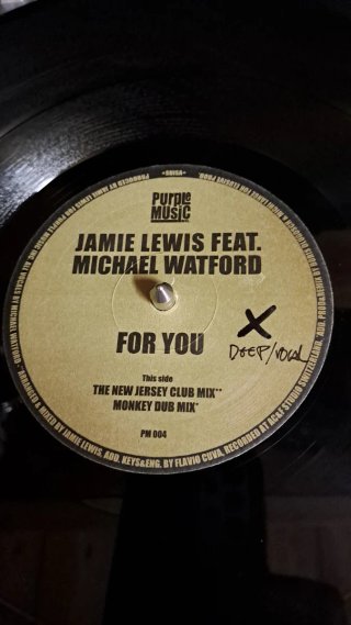 Jamie Lewis feat. Michael Watford - For You Vinile