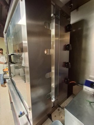 Asador Vertical Industrial Shawarma pollo
