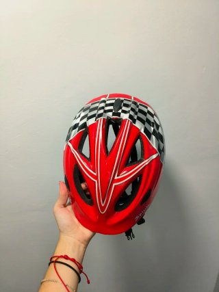 Casco bici infantile rosso