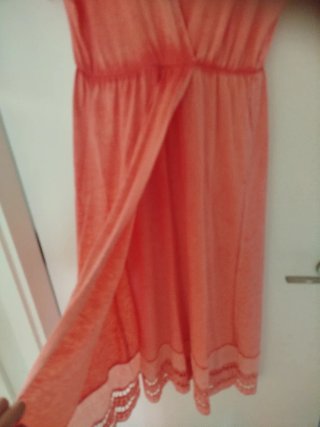 Vestido coral mujer talla M