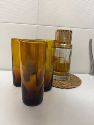 Juego 4 Vasos Ambar