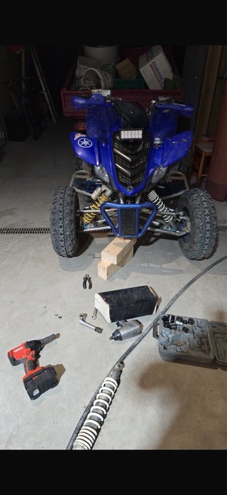 Yamaha Raptor 660R Azul - Embragues a revisar