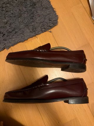 Mocasines de piel  hombre