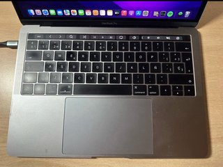 Macbook Pro 2016 Touch Bar Gris