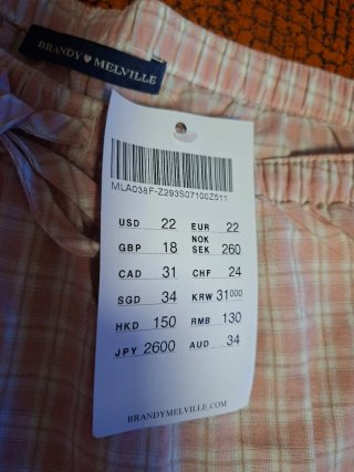 Pantalones cortos de pijama Brandy Melville