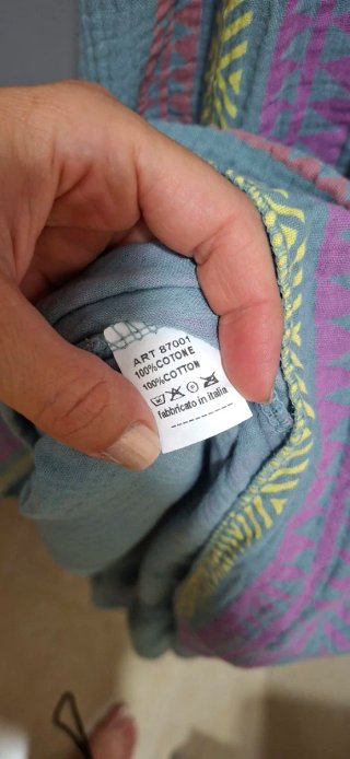Vestido veraniego largo estampado