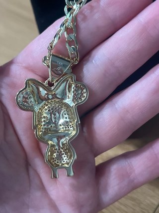 Collar 45 cm laminado 14K Minnie Mouse