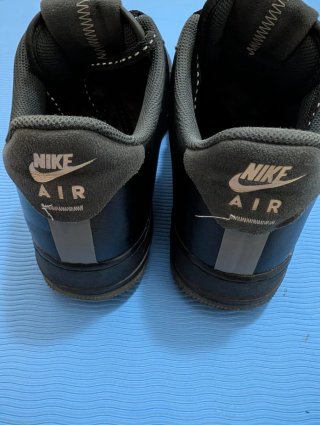 Nike Air Force 1 Scarpe Uomo Nero Grigio