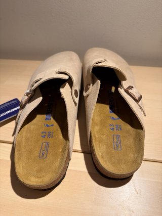 Birkenstock Boston Camoscio Beige 43