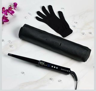 Rizador Remington Negro con Funda y Guante