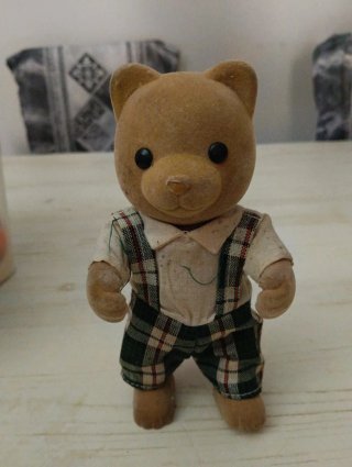 Figura Oso Pardo Sylvanian Families Vintage