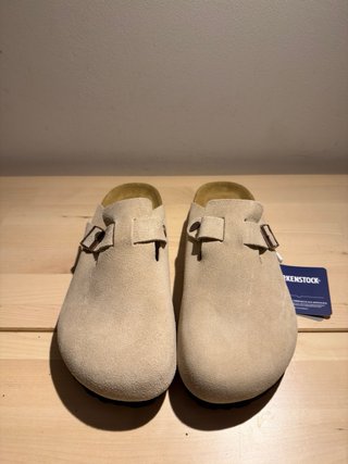 Birkenstock Boston Camoscio Beige 41